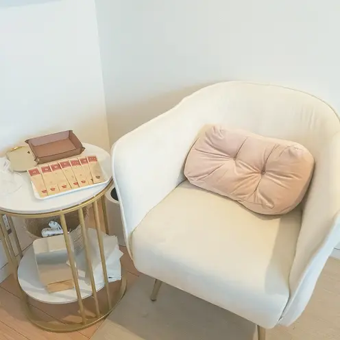 サロンには居心地が良い空間がある画像