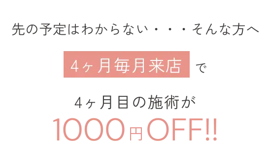 フェムケアサロンのキャンペーンの画像