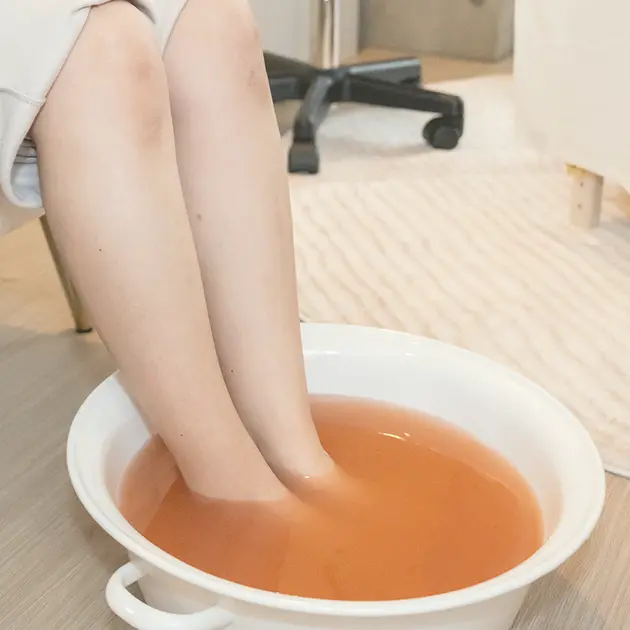 オプションメニューの足湯の画像